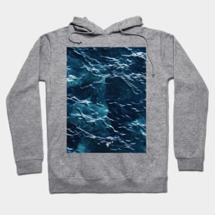 Midnight Serenade: Photorealistic Ocean Whispers Hoodie